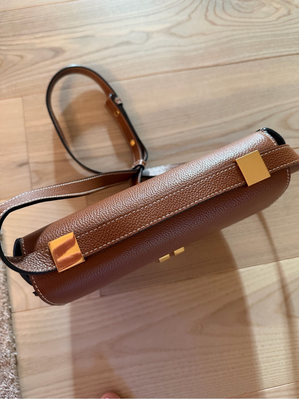 DEMELLIER VANCOUVER TAN SMALL GRAIN STITCHING - Picture 6 of 16